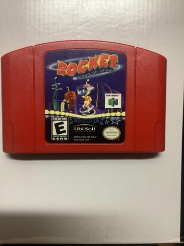Rocket: Robot on Wheels Cartridge and Manual  (N64, 1999) Authentic Rare