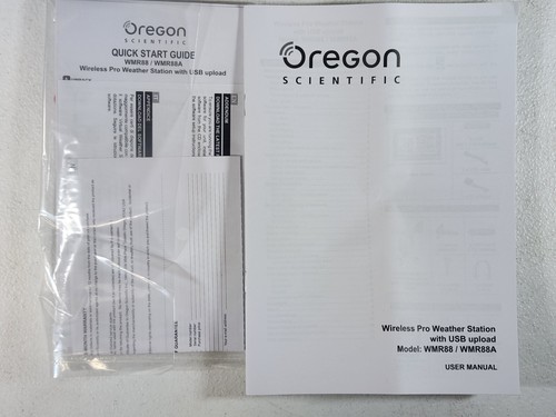 Oregon Scientific Wireless Pro Weather Station with USB Upload WMR88/WMR88A - Picture 9 of 9