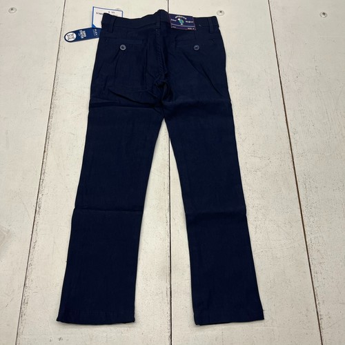 School Approved Uniform Dark Blue Super Stretch Khaki Pants Boys Size 8 NEW - Picture 4 of 8