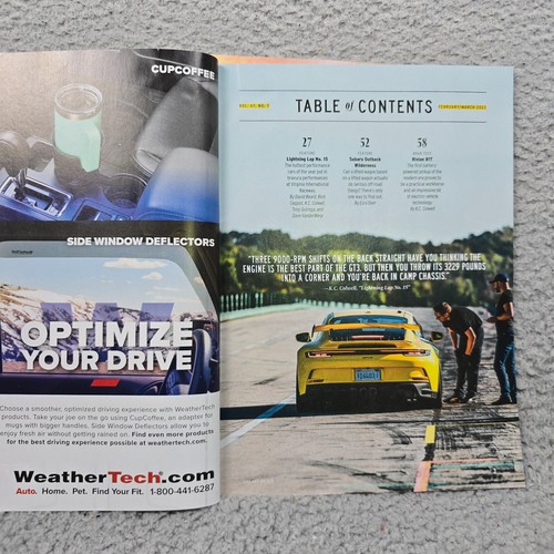 Car And Driver Magazine Feb/Mar Nov 2022 Vol 67/68 No 7/4 Road Track Vehicle - Picture 12 of 24