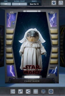 Star Wars Card Trader - 2020 Base Tier 10 54321 - Caretaker 4cc