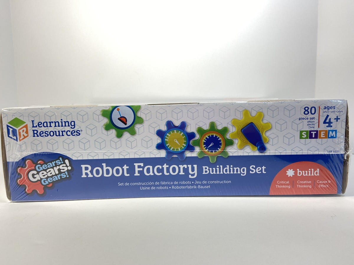 Learning Resources Gears! Gears! Gears! Robot Factory Building Set