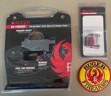 Ruger  BX-Trigger 10/22  Riflle 22LR w/Clear 10-22 Mag.  3"  4" patch
