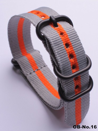 NUEVA Correa de Reloj de Nylon 18MM - 24MM Correa de Reloj Colorida Moda Pulsera Deportiva - Imagen 16 de 32