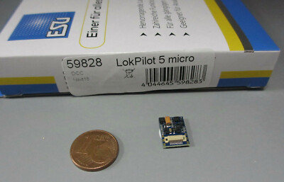 ESU 59828 LokPilot 5 Micro, DCC, Digital Decoder, Next18 __ NEU