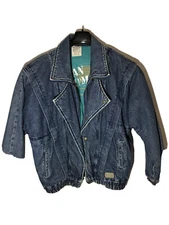 Vintage 80’s-90’s Urban Equipment Quilted Lined Heavy Denim Jacket-Men’s M