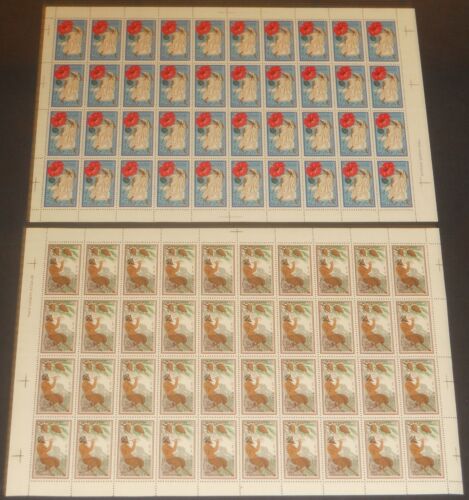 Greece 624-31 1958 Nature Protection x50 sets NH 6 values including 5d in sheets - Picture 2 of 4