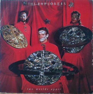 Two Worlds Apart / It Always Rains In Paradise by The Explorers Single 7  Vinyl