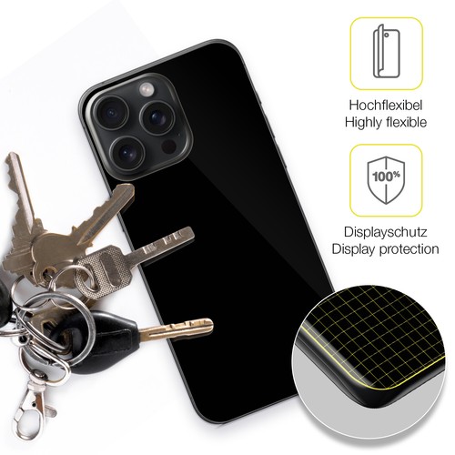 2x 3D Full Cover Schutzfolie für Apple iPhone 16 Pro Rückseite Panzerfolie - Zdjęcie 3 z 7