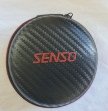 Senso Red  Black Zipper Earbud Case