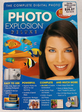 Vintage Photo Explosion Deluxe Software Complete in Packaging 2002 CD ROM