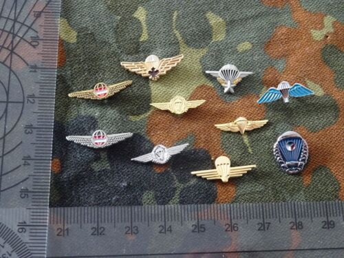 A51-5) 10 Fallschirmjäger verschiedene Pins Springerabzeichen - Bild 6 von 7