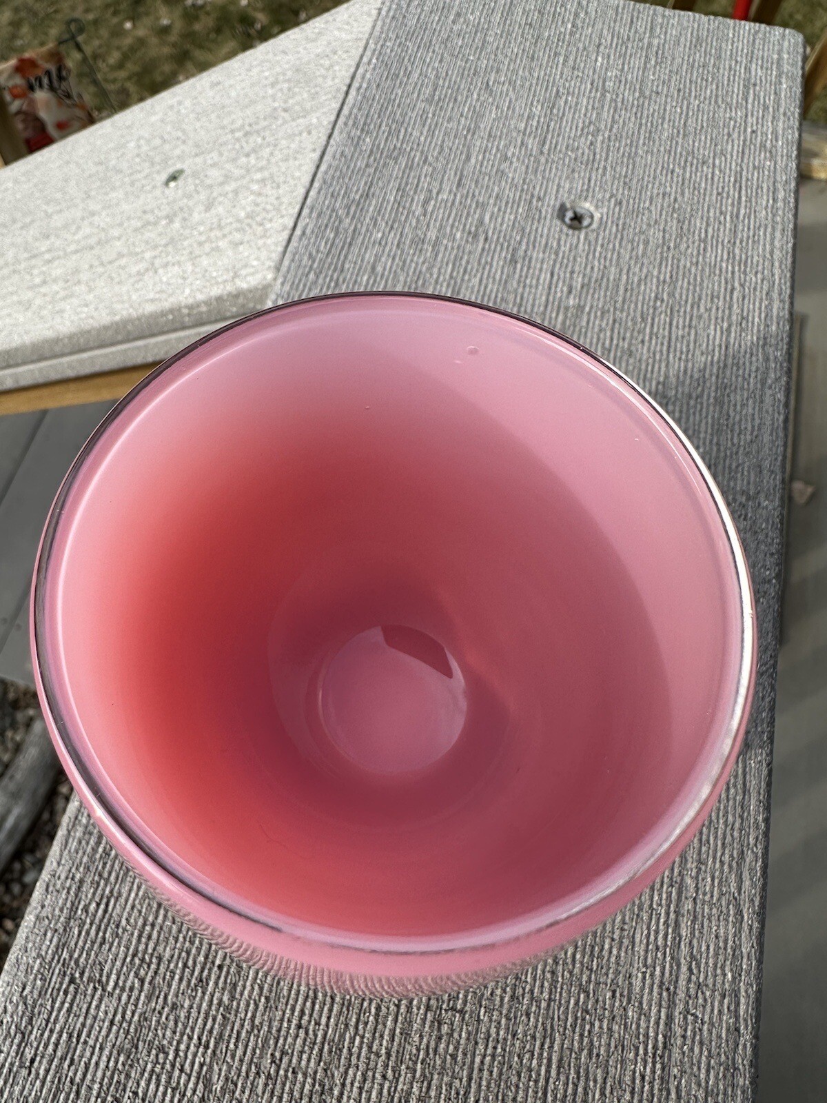 Glassybaby Evelyn Pink Glass Votive Candle Holder Breast Cancer