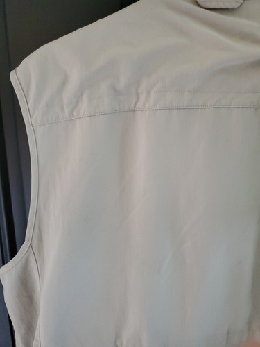 Men's Columbia Tan Fishing Vest XL Utility Vest Hunting NO SIZE TAG - SEE DESC - Picture 7 of 16