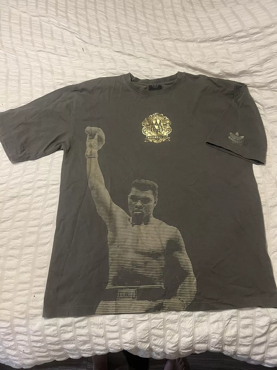 Vintage Adidas Muhammad Ali T Shirt 2XL XXL Extremely Rare READ