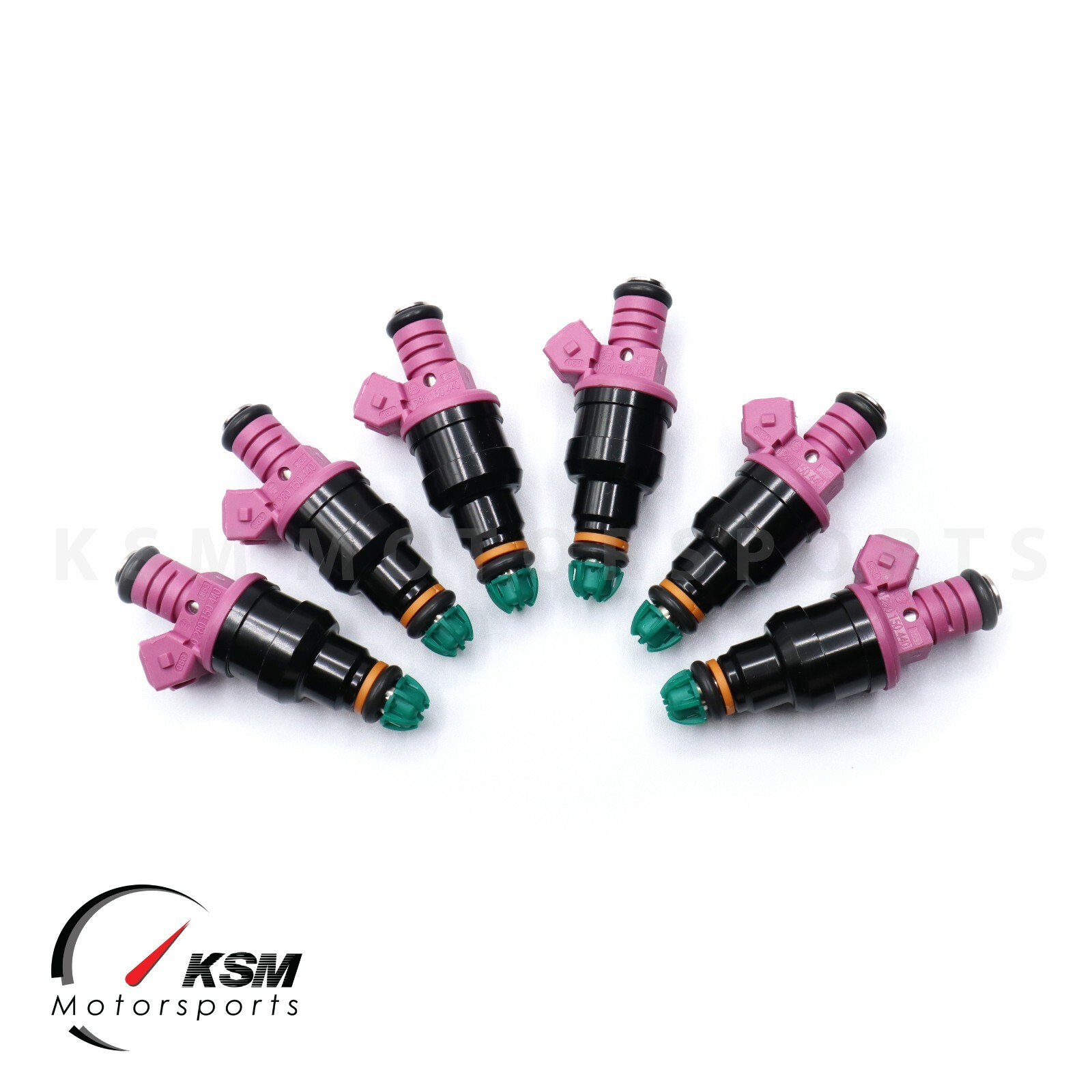 6 FUEL INJECTORS 0280150440 FOR BMW E36 328i M3 E39 Z3 M52 M52 B28 