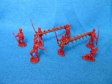 Classic Toy Soldiers Alamo Mexican Double ladder assault set RED 1/32