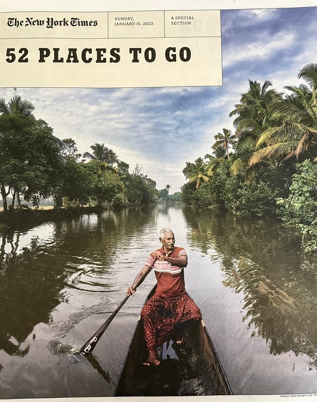 THE NEW YORK TIMES Special Section January 15, 2023 52 Places to Go! New!