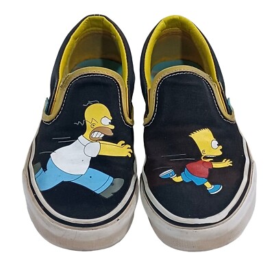 Vans Simpsons Homer Bart Off The Wall Slip On Shoes Men Women  Limited Ed - Main Image