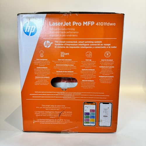 Nuova stampante laser wireless HP LaserJet Pro MFP 4101fdwe - Foto 6 di 17