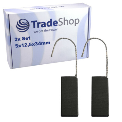 2x Kohlebürsten für Bosch WFS4900/01 WFS4930/01 WFS5930/01 WFV2830/01 WFV7830/01