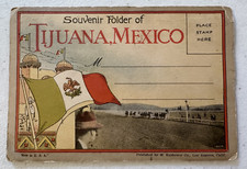 Tijuana Mexico Souvenir postcards 1920s color...