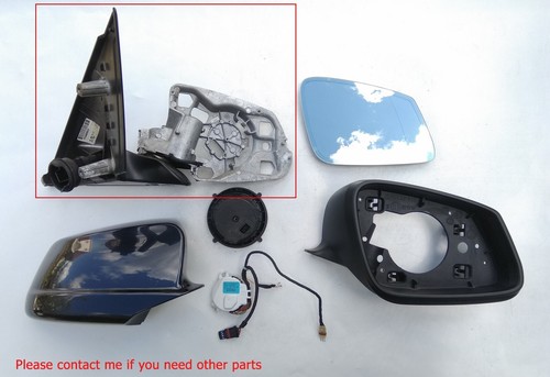 09-13 OEM BMW 5 E60 F10 F12 BASE SPECCHIETTO RETROVISORE ESTERNO DESTRO auto pieghevole - Foto 2 di 11