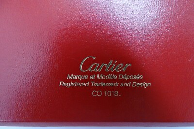 Cartier CO 1018 Watch Box, Inner, Outer and Booklet, Vintage