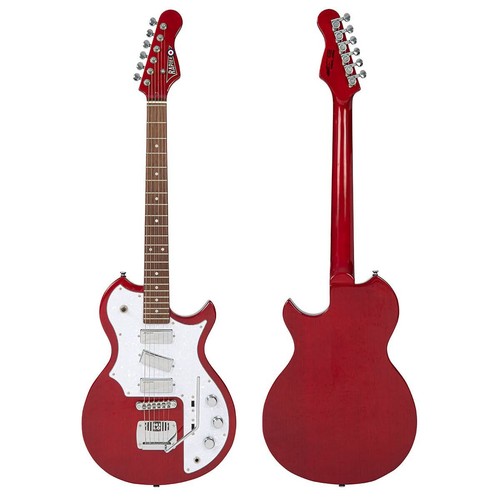 Guitarra eléctrica Rapier Deluxe ~ Thru Red - Imagen 4 de 8