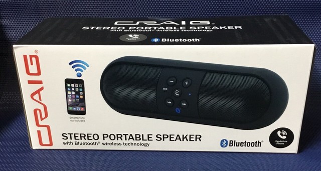 craig bt stereo speaker