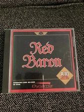 Red Baron PC CD ROM Computer Game by Dynamix. A-10 Tank Killer. Sierra. Windows