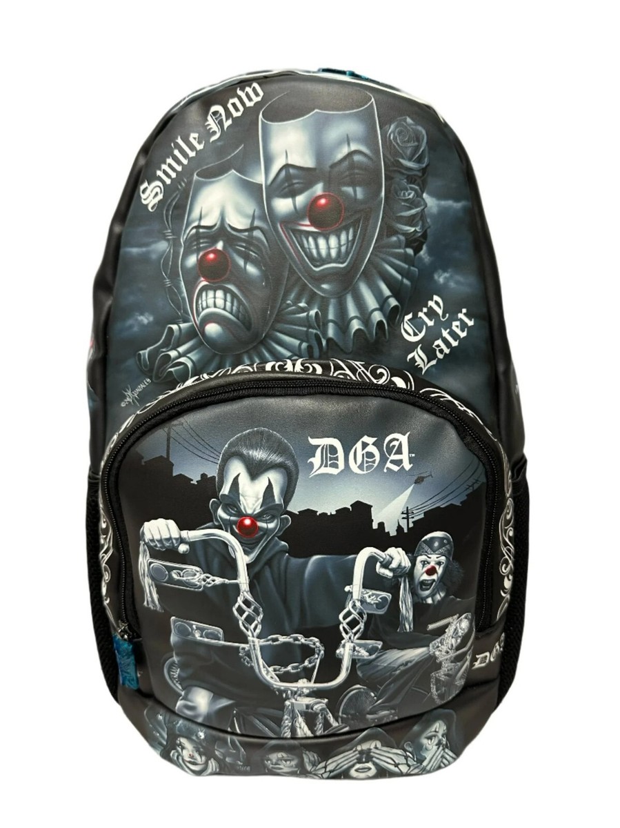 DGA™ CLOWNING Backpack - Stylish PU Leather Design | eBay