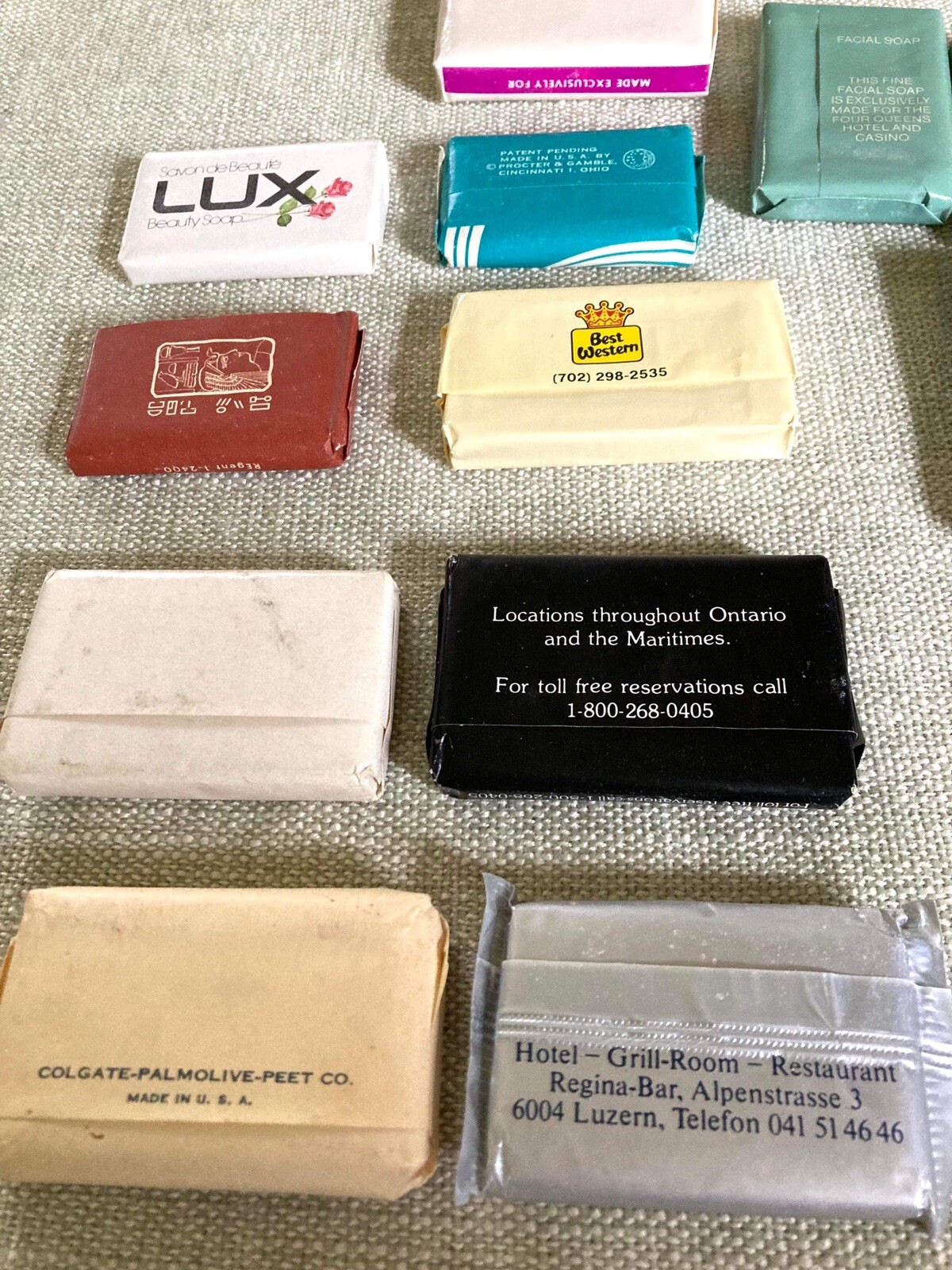 Lot Of Fifty+ Vintage Hotel Soaps From Las Vegas Ontario Rome And More