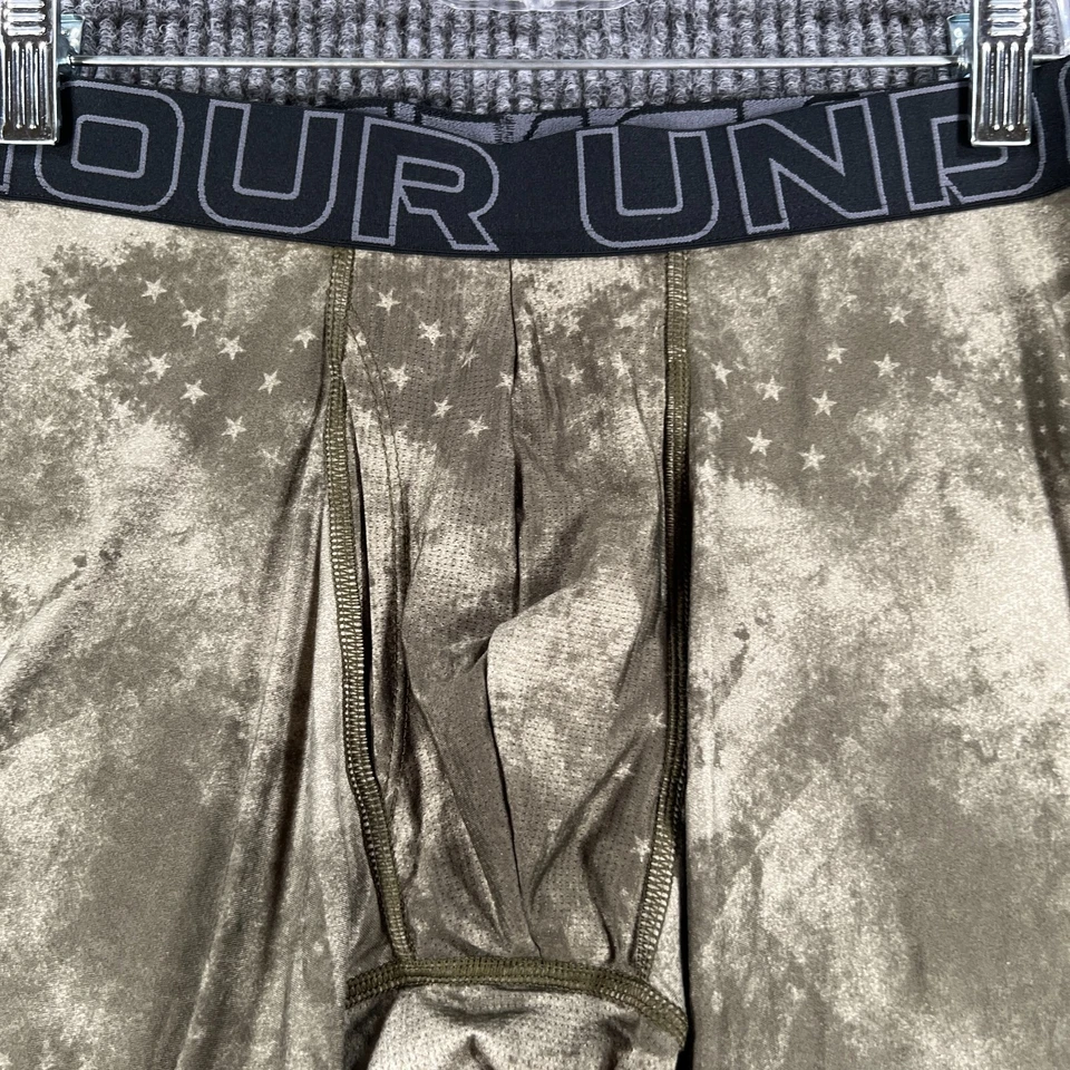Calzoncillos Under Armour Para Hombre Medianos Verdes Camuflados Libertad Informales Ligeros Suaves Nuevos Foto 3 de 4