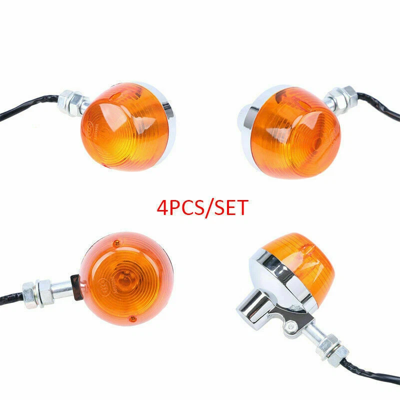 Indicadores relé de luz de señal de giro para motocicleta 4 piezas ajuste universal Honda Foto 2 de 4