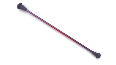 Tanzstock Advanced Majorette Twirler Wirbeln Zugstahl Ombre Sparkle