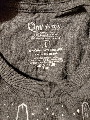 LET'S MOON 'EM T-Shirt - Men's L - Gray - Firefly Cargo Crate - 11/16 - Bild 3 von 3