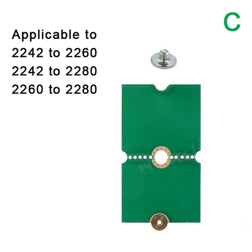 NGFF M.2 SSD Adapter Card 2242 To 2280 2230 To 2280 Transfer Card Adapter - Zdjęcie 7 z 12