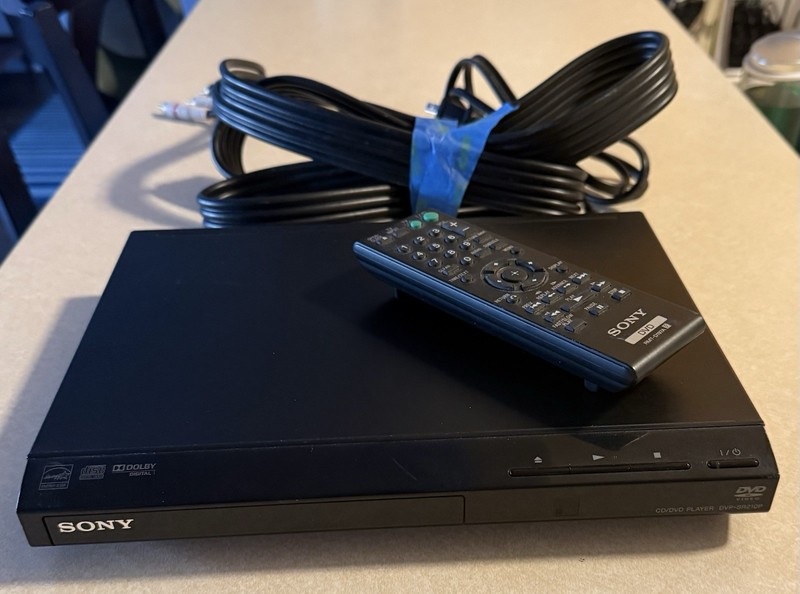 Sony DVP-SR210P DVD Player with Progressive Scan & Multi-Format Media Playback