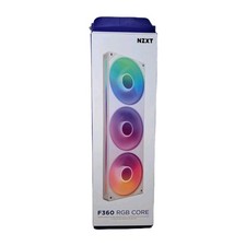 New in Open Box NZXT F360 RGB Core 360mm Single-Frame Case Fan Unit 3 Fans