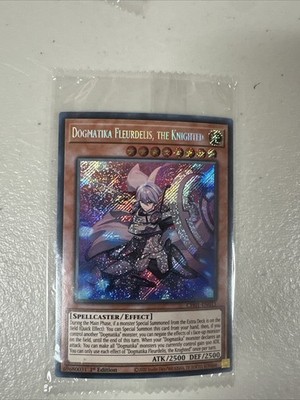 Dogmatika Fleurdelis, the Knighted Secret Rare Alternate art SEALED CH01-EN015