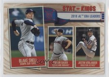 2019 Topps Big League Stat Kings Justin Verlander Trevor Bauer Blake Snell w7v