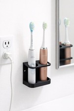 Wall Mount Electric Toothbrush Holder  Dual Electric Brush Stand Base - Modern
