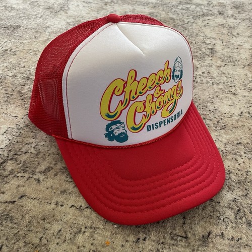 Cheech & Chong’s Dispensoria Red Mesh Trucker Adjustable Hat Cap | eBay