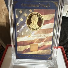 William Henry Harrison Presidential Proof Card Relic 2025 A Word From POTUS