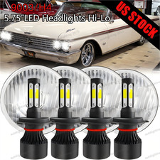 5.75 Inch For 1962-1974 Ford Galaxie 500 4pcs 5 34 Led Headlight Hilo Drl 5.75 Inch For 1962-1974 Ford Galaxie 500 4pcs 5 34 Led Headlight Hilo Drl