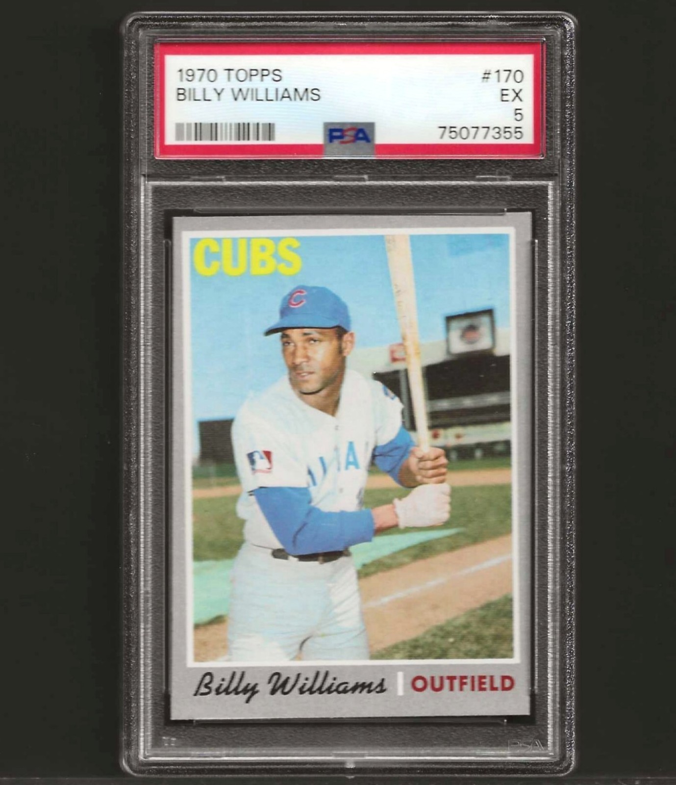 1970 Topps #170 Billy Williams Cubs Ex PSA 5