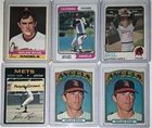 1971 1972 1973 1974 Vintage Topps Baseball Nolan Ryan Card LOT NO CREASES