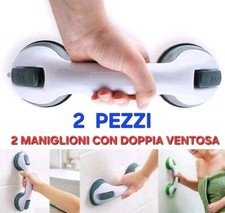 2 X Maniglia Doccia Anziani Ventosa Maniglione Bagno Disabili Maniglia Sicurezza