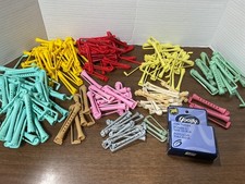 Vintage Plastic Swing Arm Permanent Rollers Hair Curlers Perm Rods